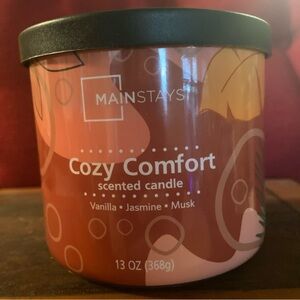 Mainstays Cozy Comfort Scented Candle Vanilla Jasmine Musk 13 Oz Triple Wick
